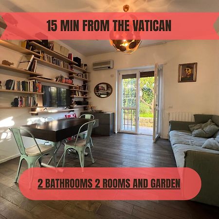 15 Min From The Vatican Wi-Fi And Garden Bagian luar foto